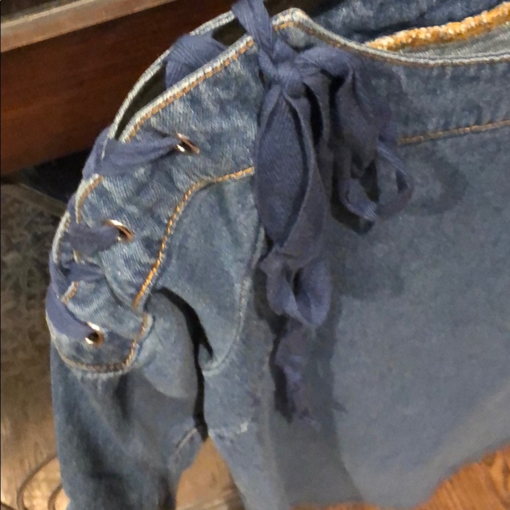 Maeve Anthropologie denim dress - Picture 3 of 5
